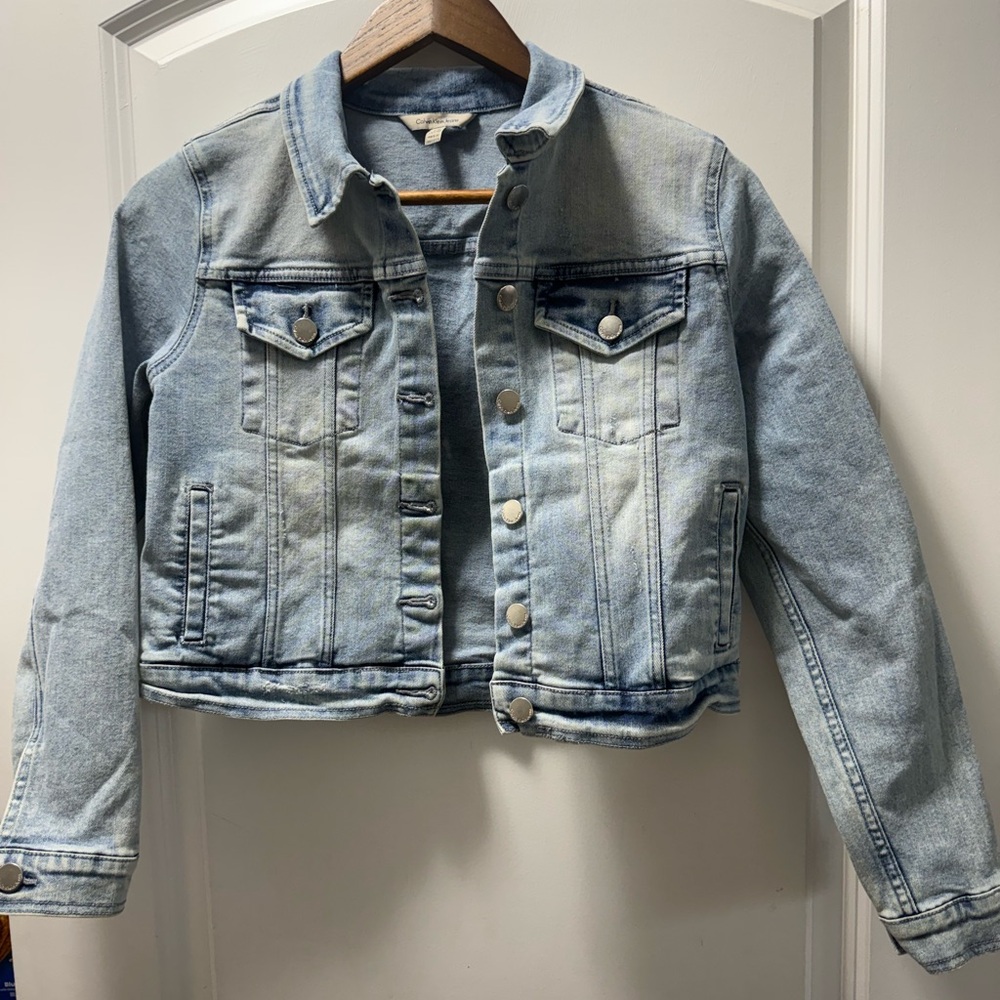 Calvin Klein Jeans Light Blue Denim Jean Jacket